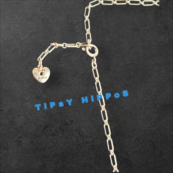 Tory Burch Kira Crystal Pave Logo Pendant Necklace - Picture 6 of 6